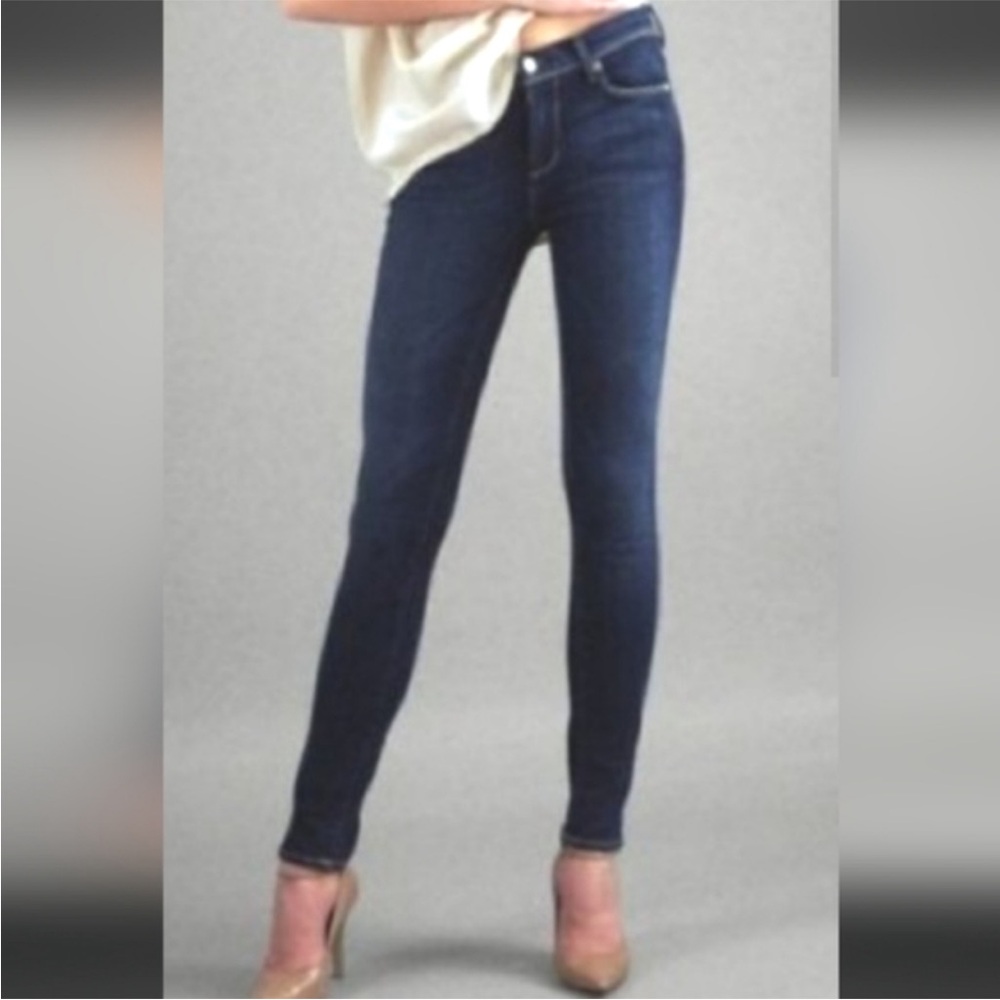 Fidelity Blue Denim Skinny Jeans Low Waist Pants